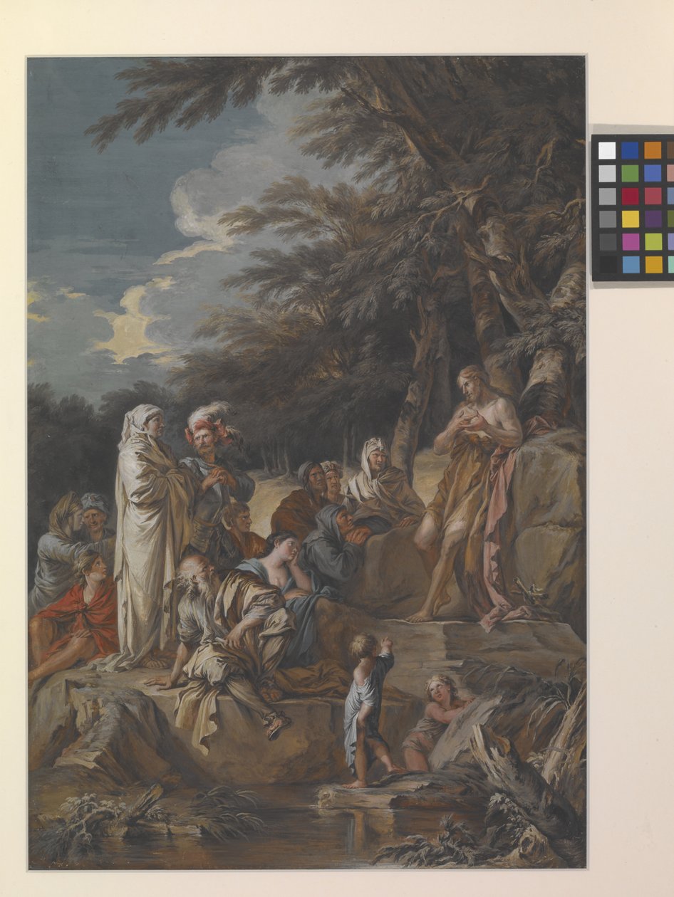 Johannes Predikar i vildmarken av Joseph Goupy