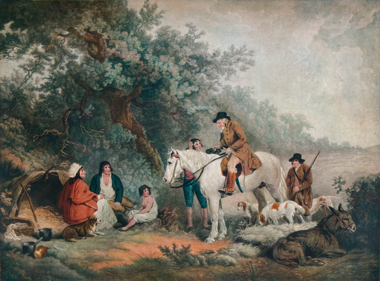 Morgon eller den välvillige idrottsmannen, 1795, 1919 av Joseph Grozer