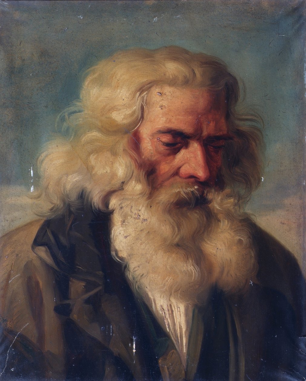 Skäggig gubbe av Joseph Hasslwander