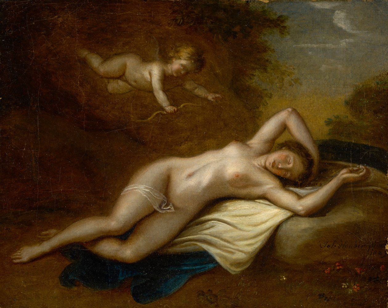 Venus och Amor av Joseph Hauber