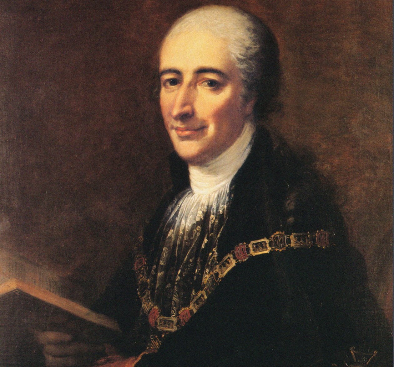 Porträtt av Maximilian Joseph greve von Montgelas 1759-1838, 1806. av Joseph Hauber after