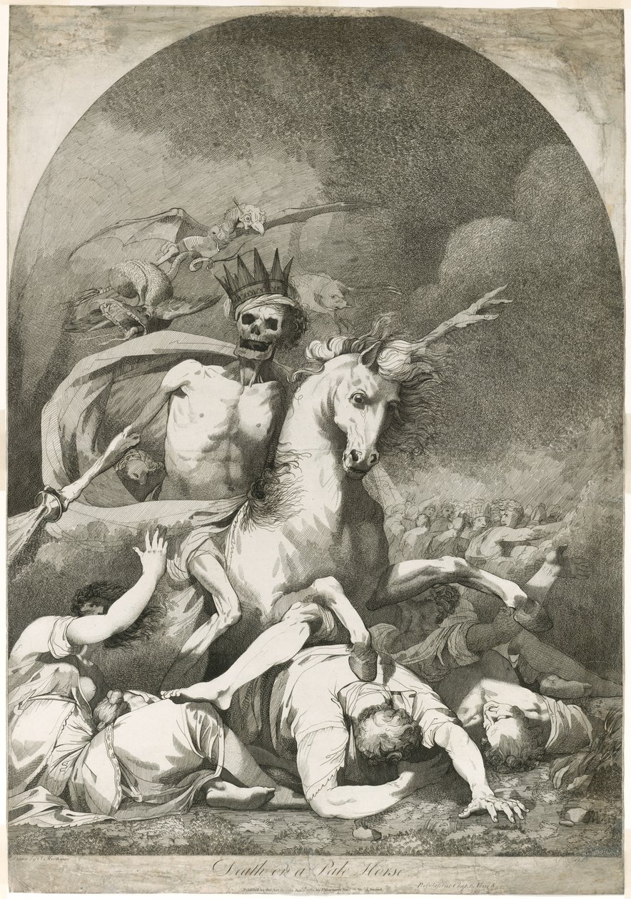 Döden på en blek häst av Joseph Haynes