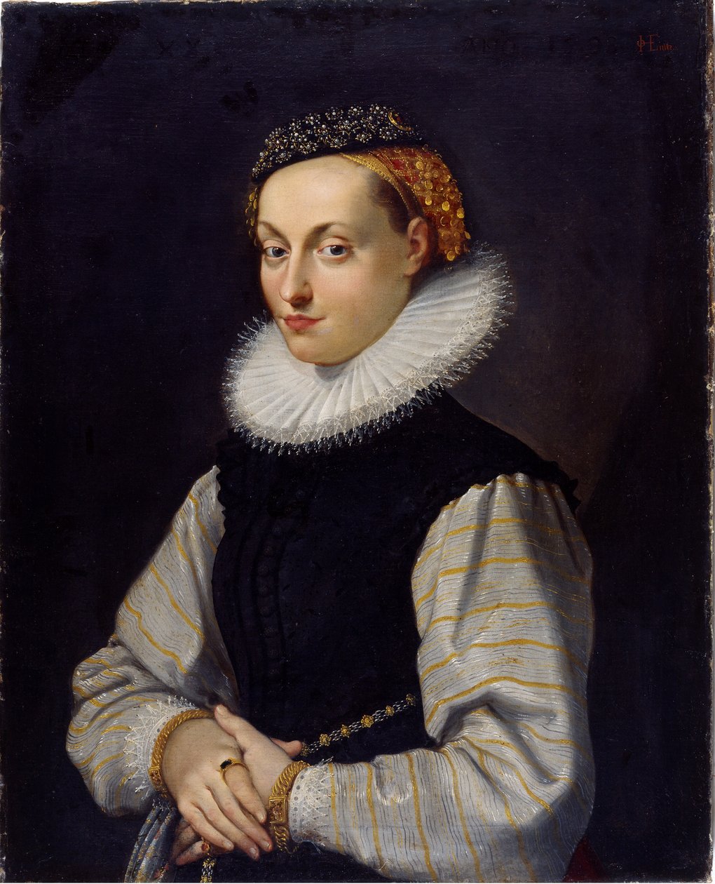 Porträtt av Porträtt av Veronika Fugger av Joseph Heintz the Elder
