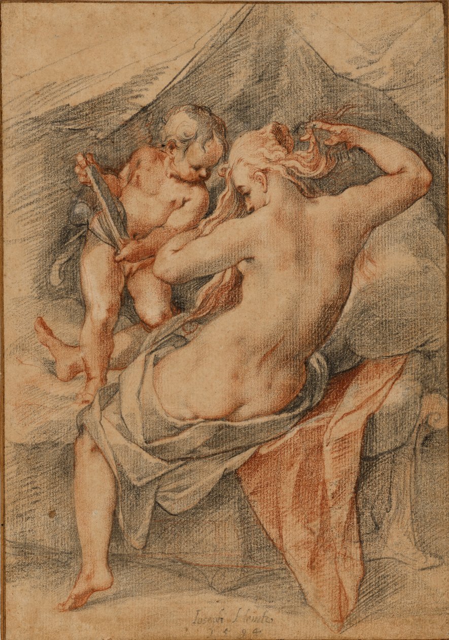 Venus toalett av Joseph Heintz the Elder