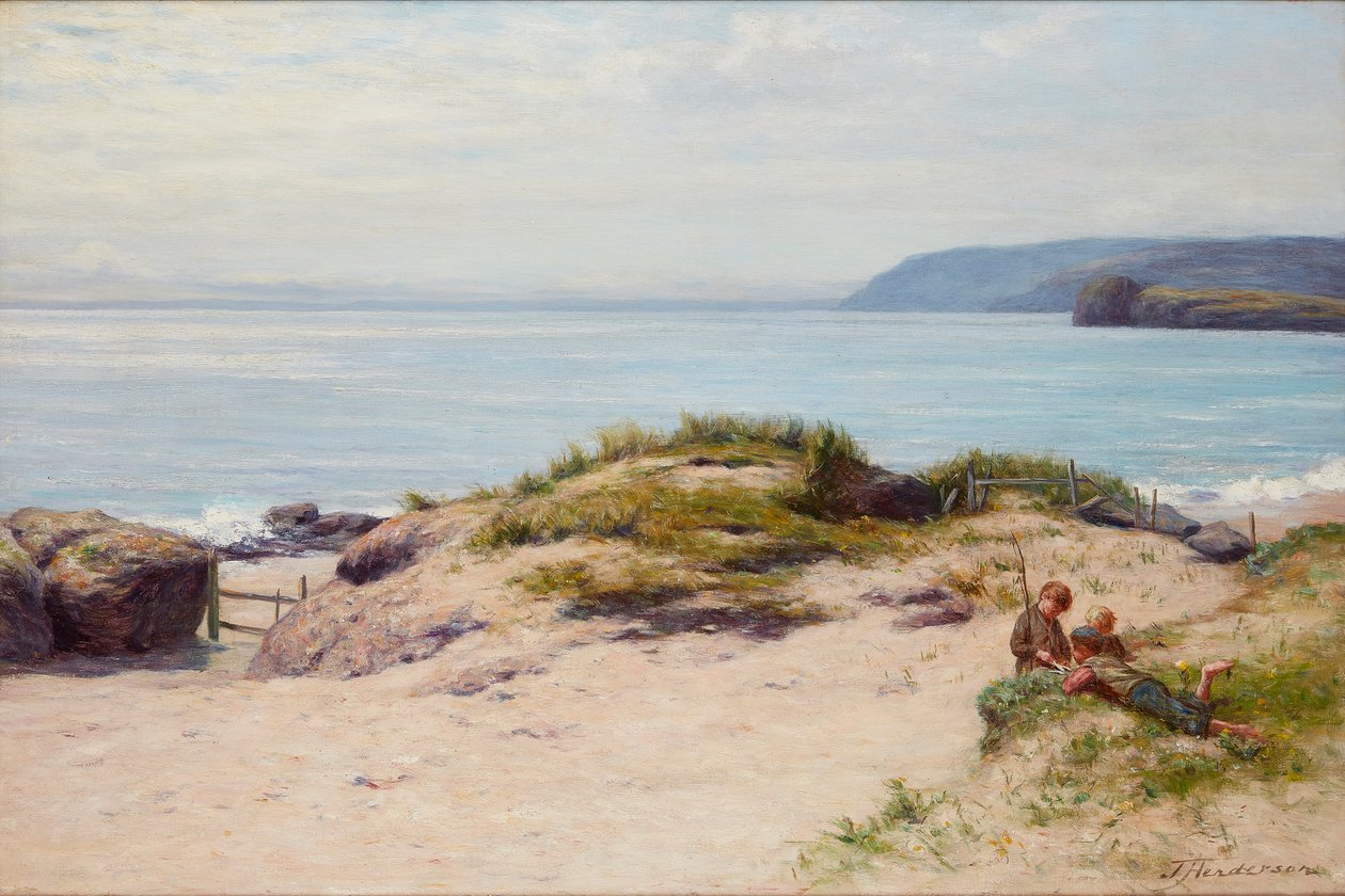 Under Sandhills (olja på duk) av Joseph Henderson