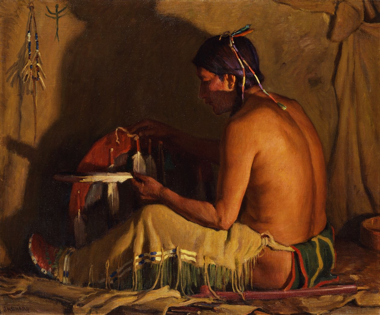 Eldsljus av Joseph Henry Sharp