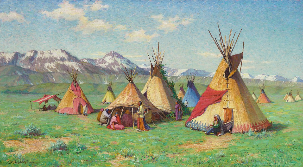 Den medicinska tipitältet av Joseph Henry Sharp