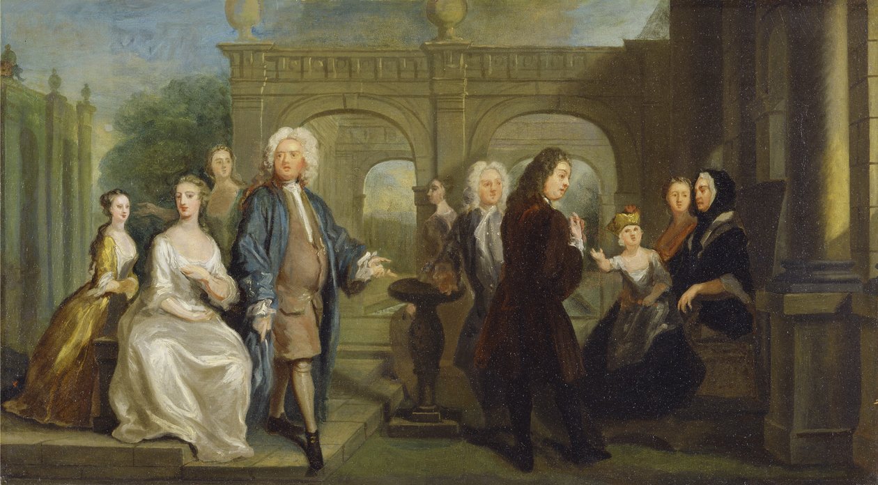 A Family Conversation Piece, ca. 1730 swed av Joseph Highmore