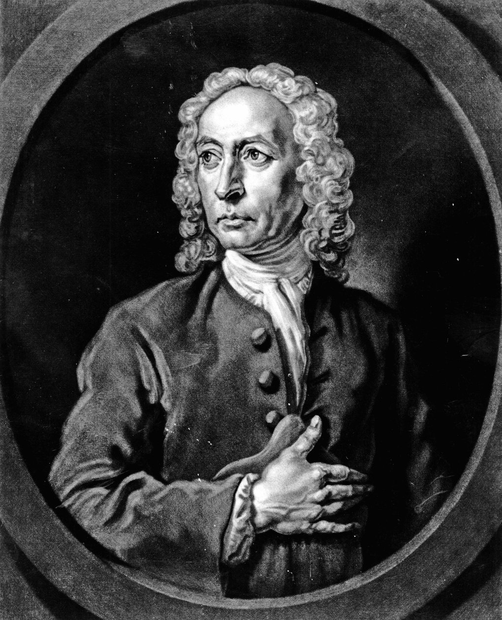 Anthony Sayer, graverad av John Faber Jr (mezzotint) av Joseph Highmore