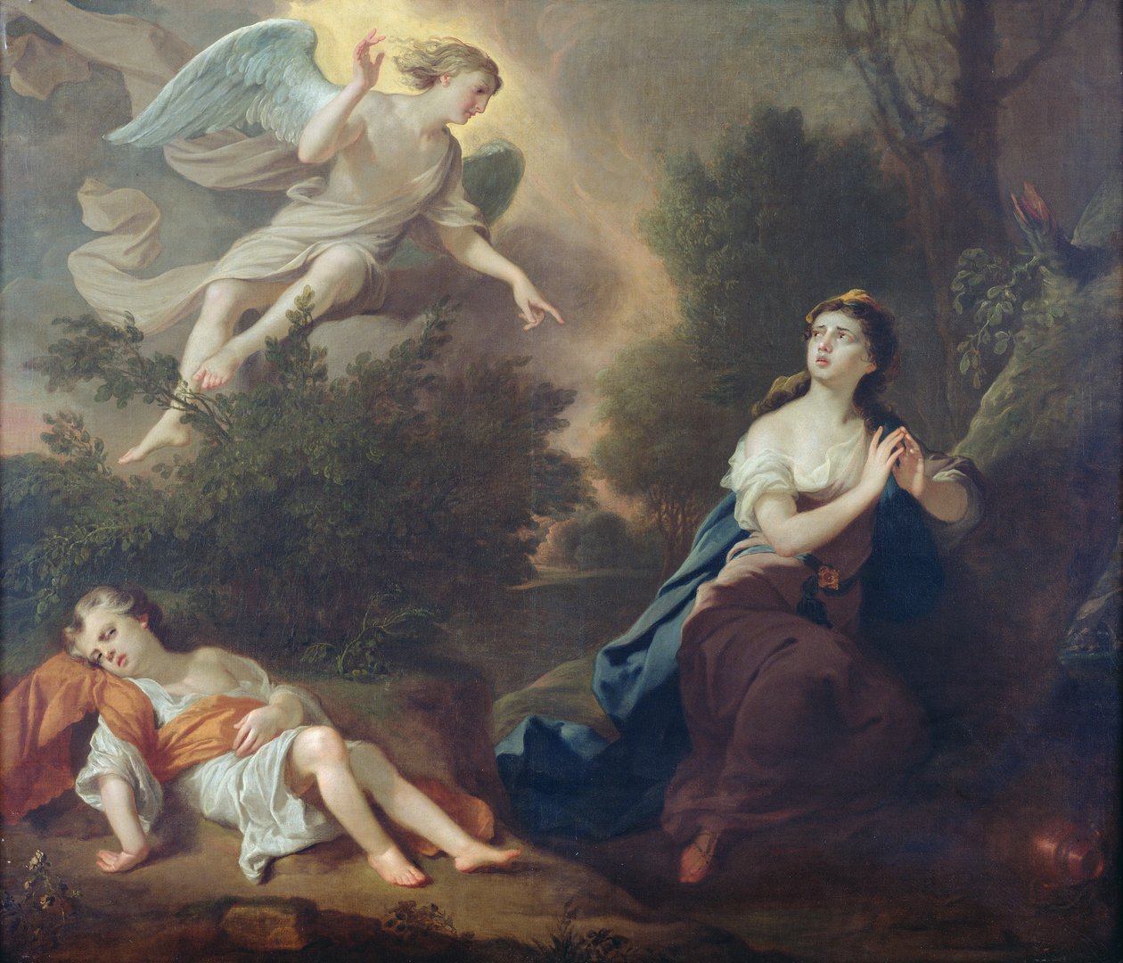 Hagar och Ismael, 1746 av Joseph Highmore