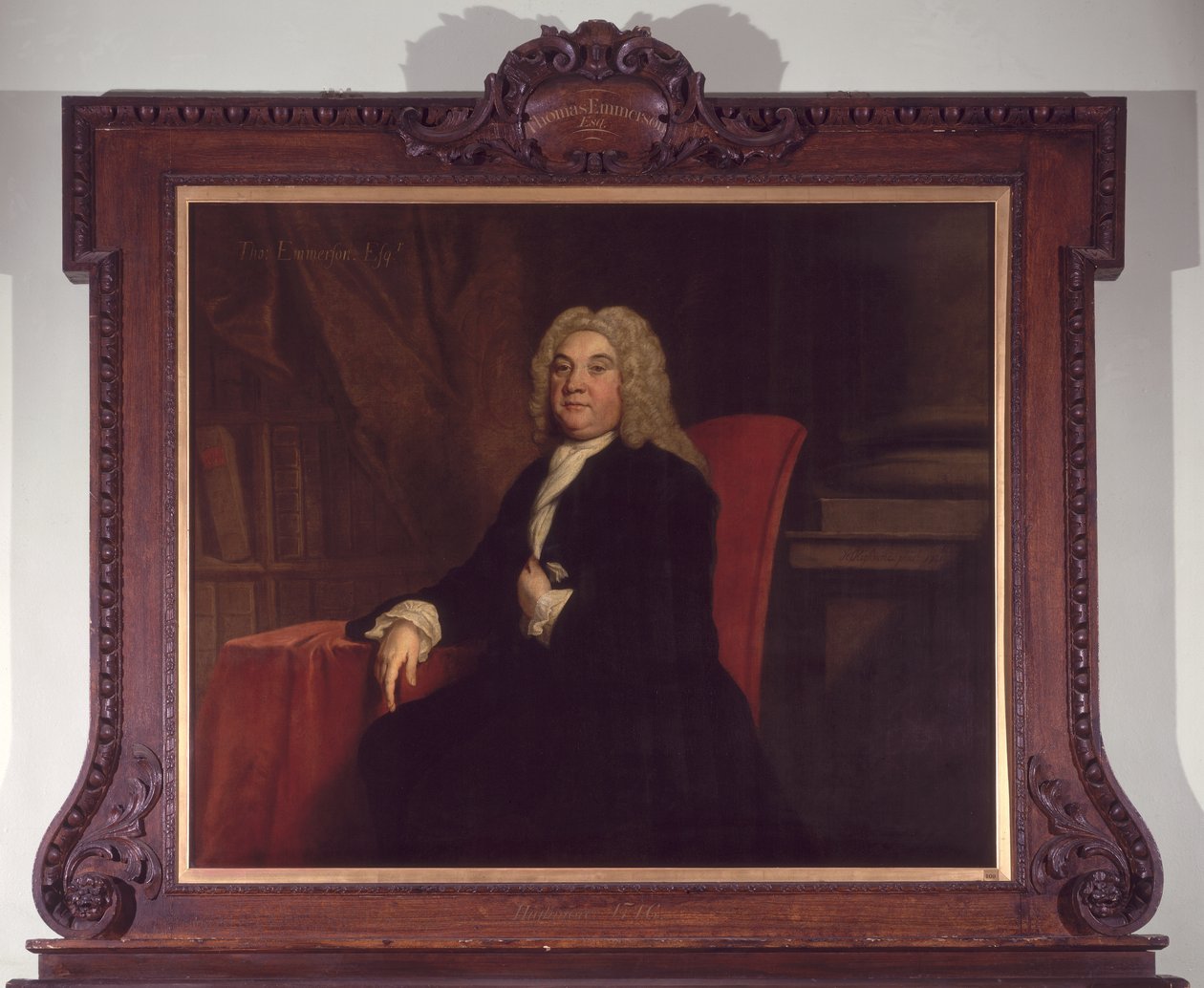 Porträtt av Thomas Emerson (d.1745), en guvernör på Foundling Hospital, 1731 av Joseph Highmore