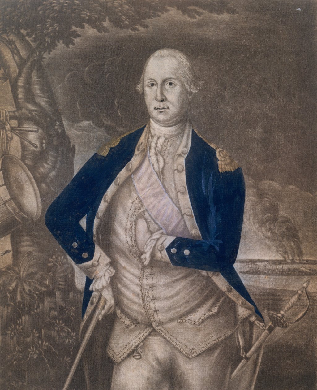 Hans excellens George Washington Esq-r., ca. 1777 av Joseph Hiller