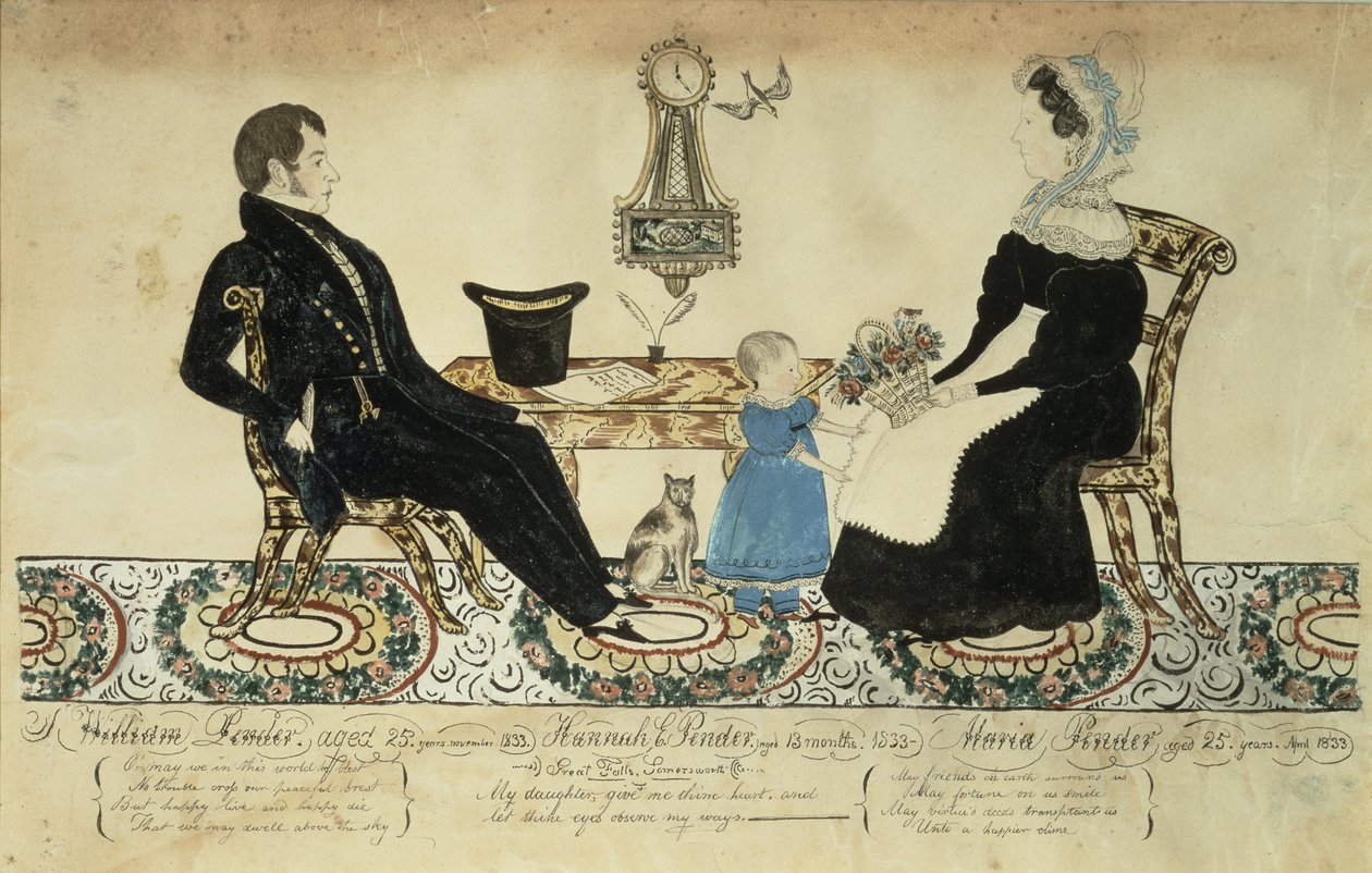 Familjen William Pender av Joseph Hilliard Davis