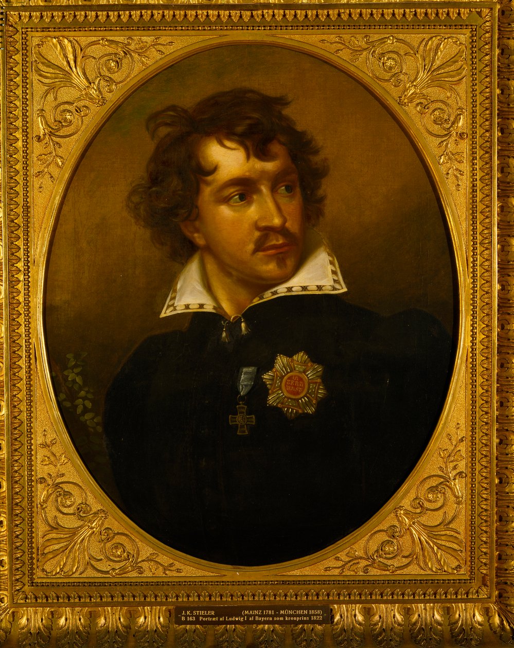Porträtt av Ludwig I av Bayern 1786-1868, 1821-1822. av Joseph Carl Stieler