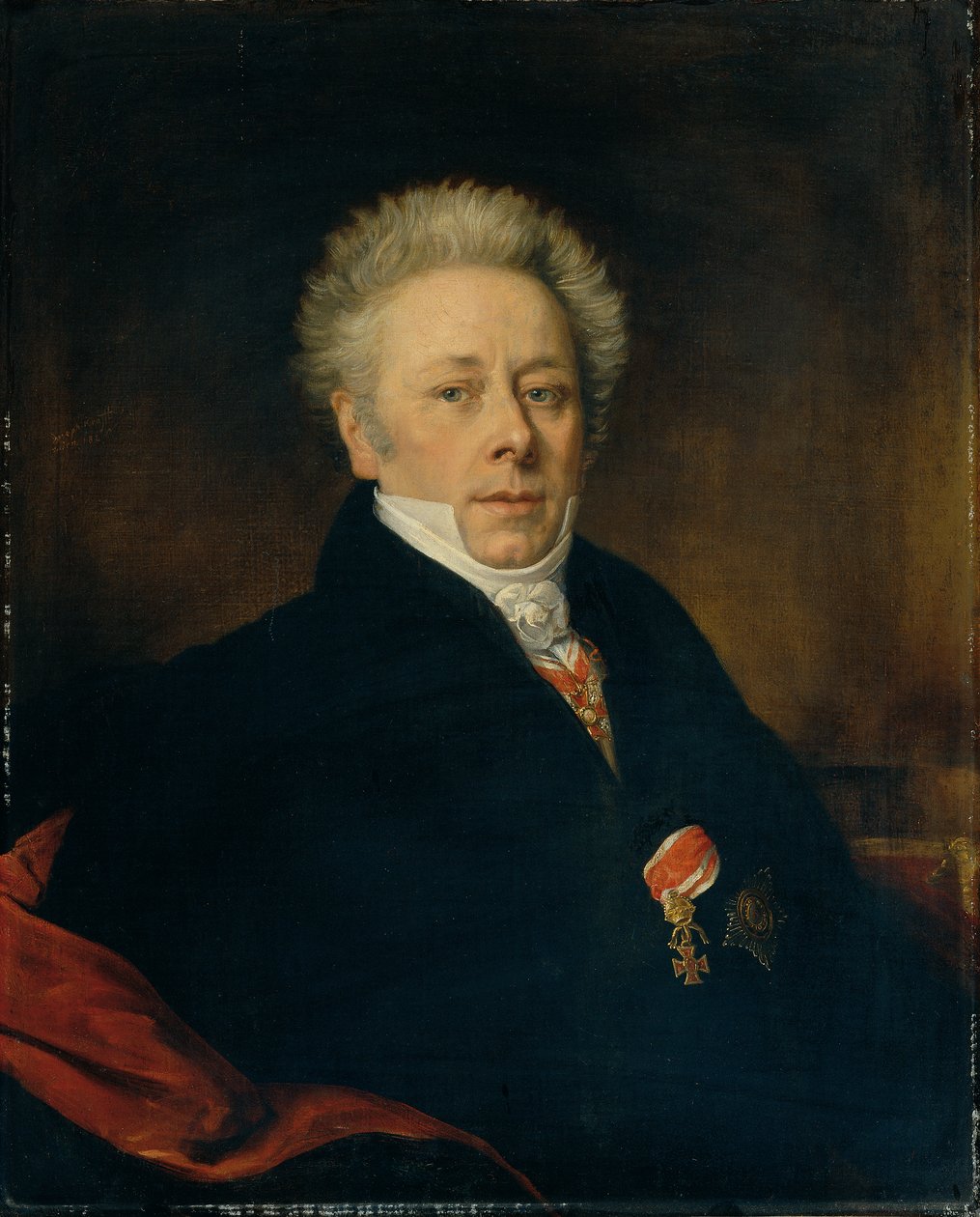 porträtt av en gentleman av Joseph Krafft