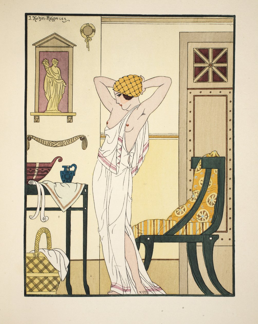 Hårtvätt, illustration från 