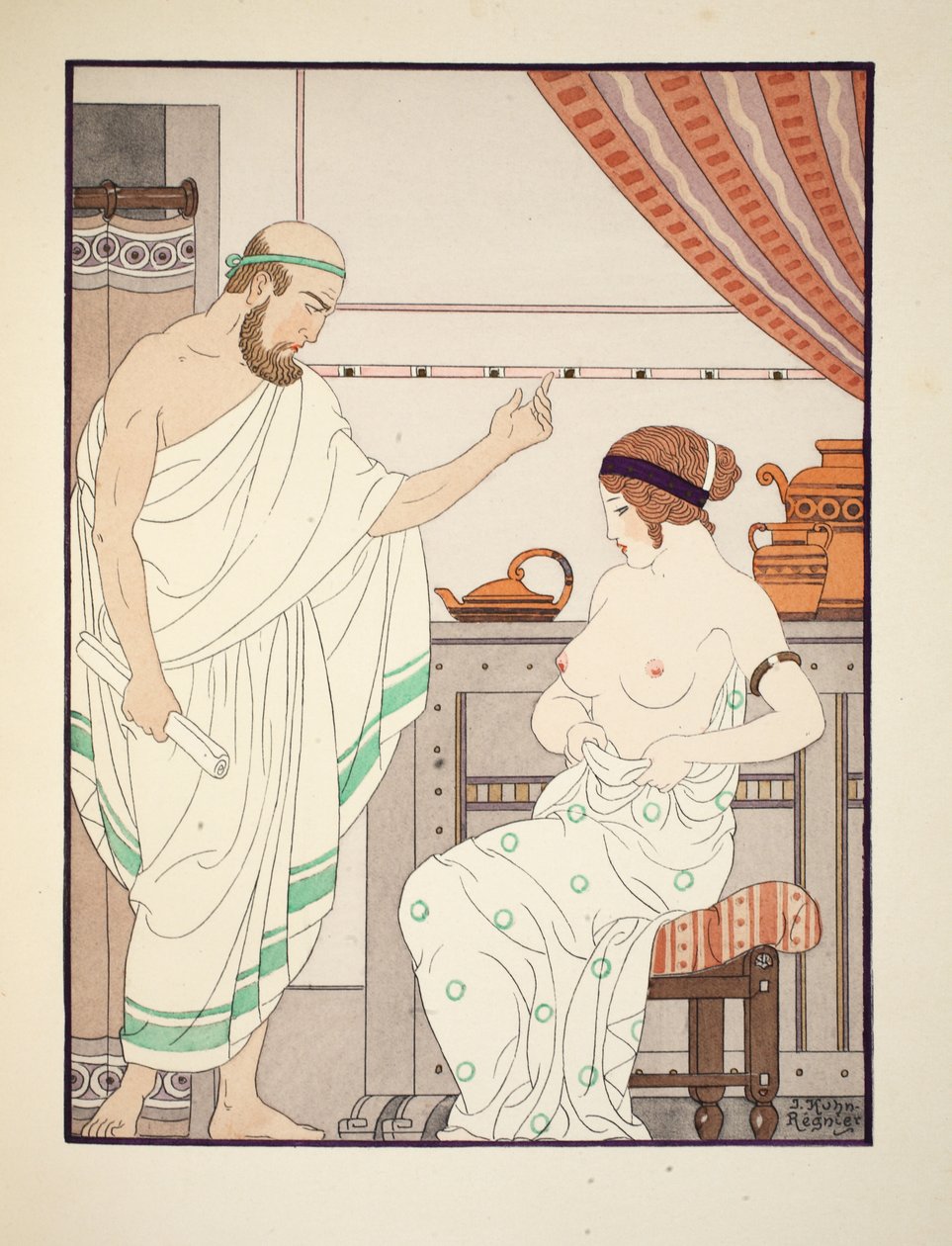 Fysisk undersökning, illustration från 
