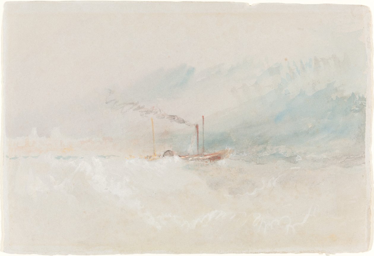 En paketbåt utanför Dover av Joseph Mallord William Turner