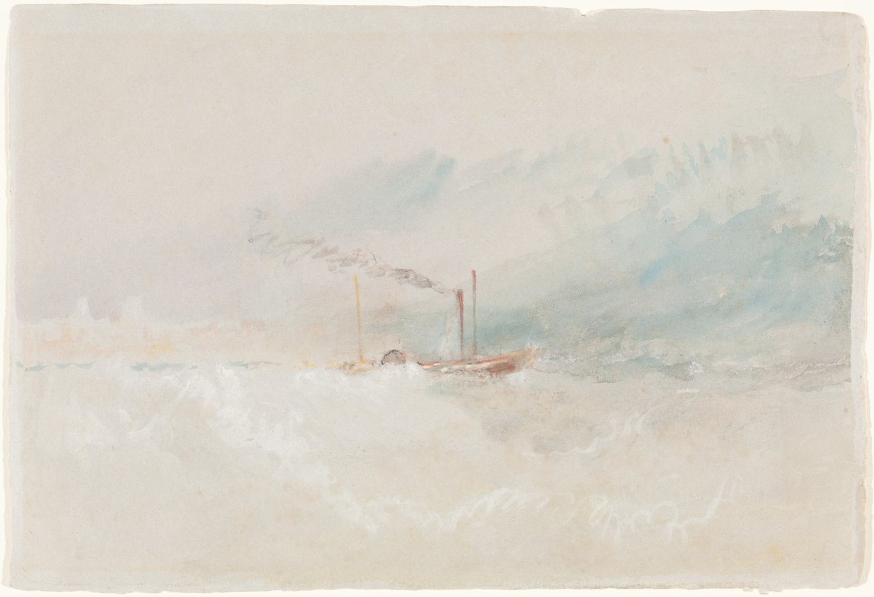 En paketbåt utanför Dover av Joseph Mallord William Turner