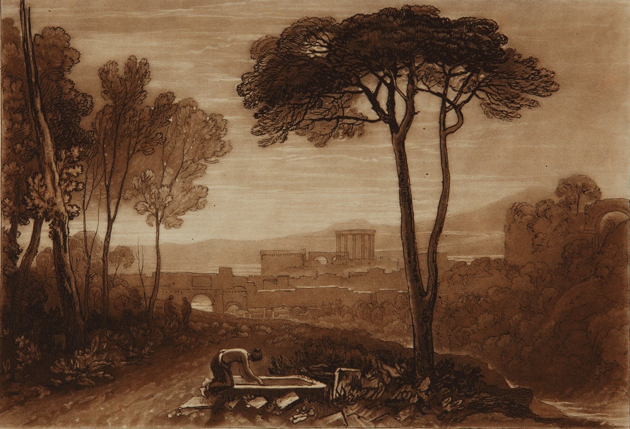 En scen i Campagna av Joseph Mallord William Turner