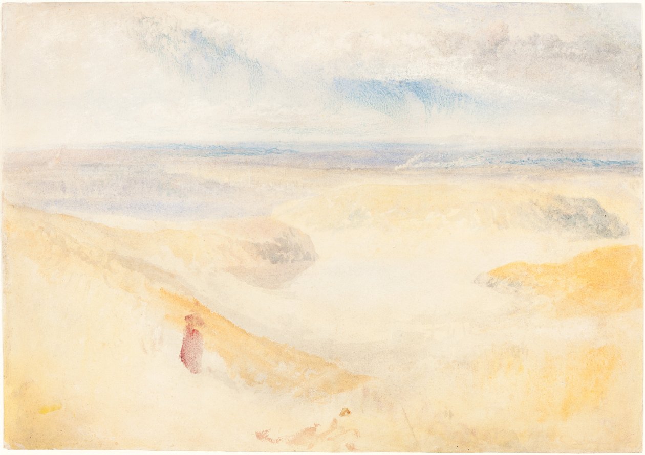 En Yorkshireflod av Joseph Mallord William Turner