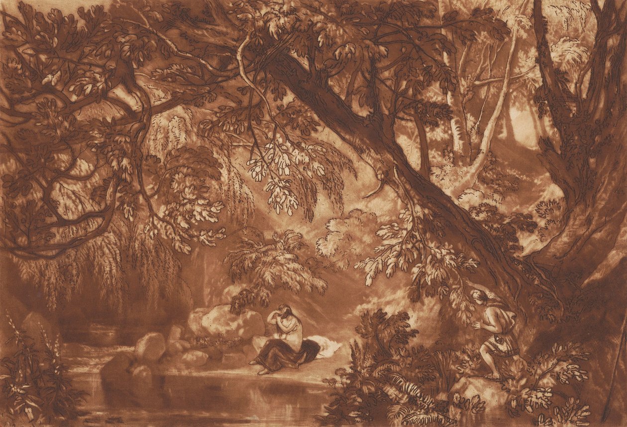 Aesacus och Hesperie av Joseph Mallord William Turner