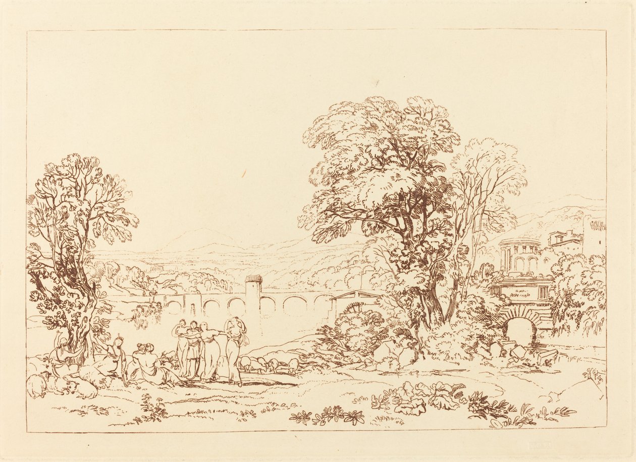 Apuleia på jakt efter Apuleius av Joseph Mallord William Turner