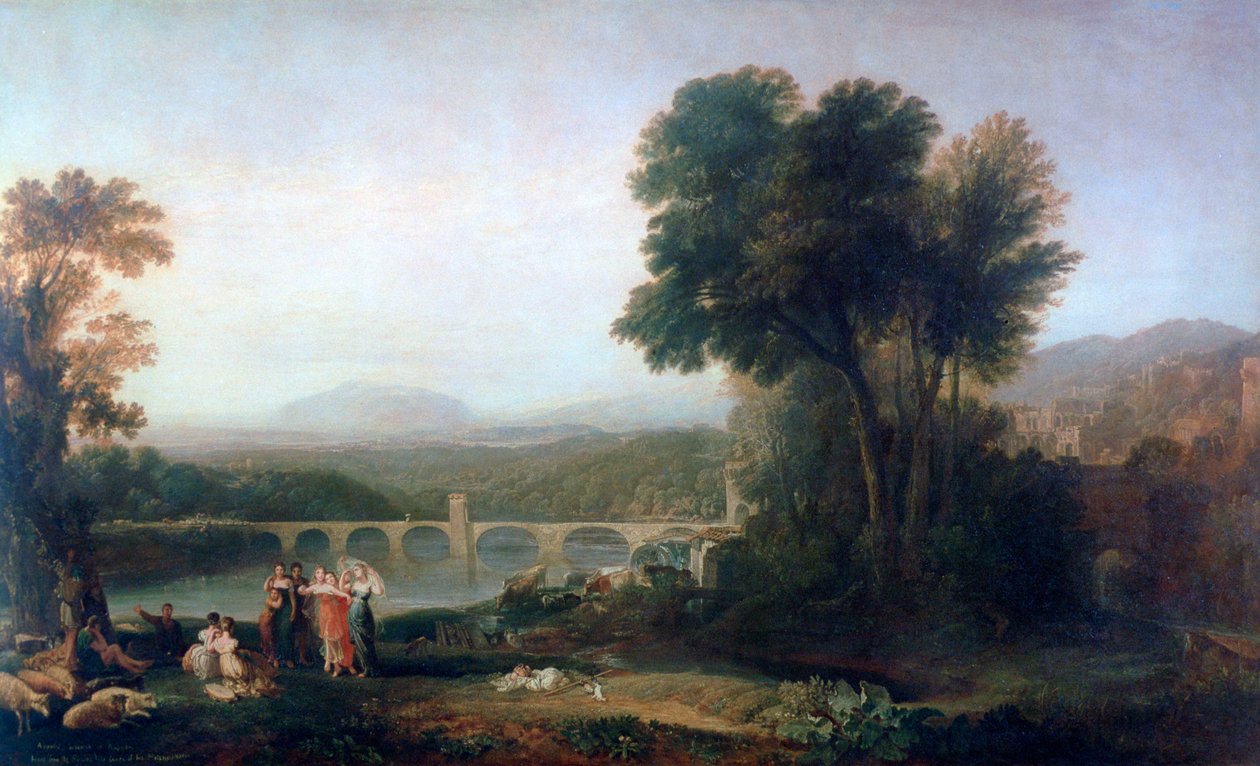 Apullia på jakt efter Appullus, c1814 av Joseph Mallord William Turner
