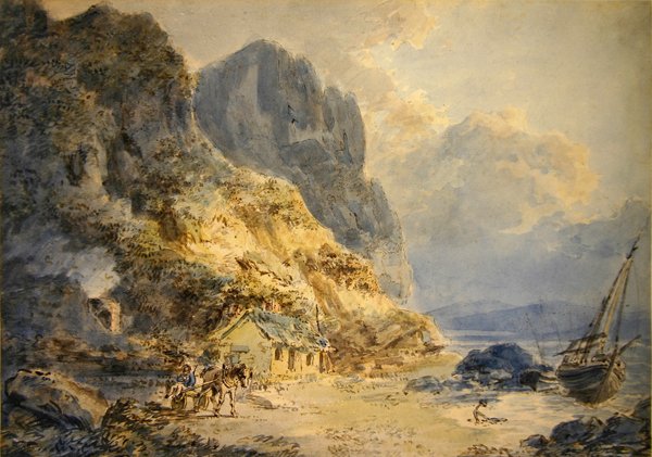 Avon (akvarell på papper) av Joseph Mallord William Turner