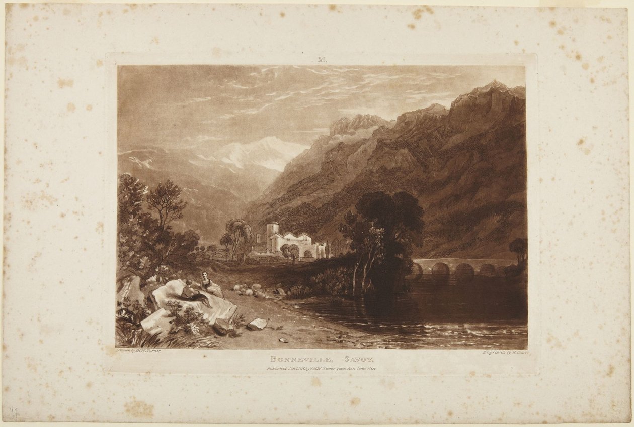 Bonneville, Savojen av Joseph Mallord William Turner