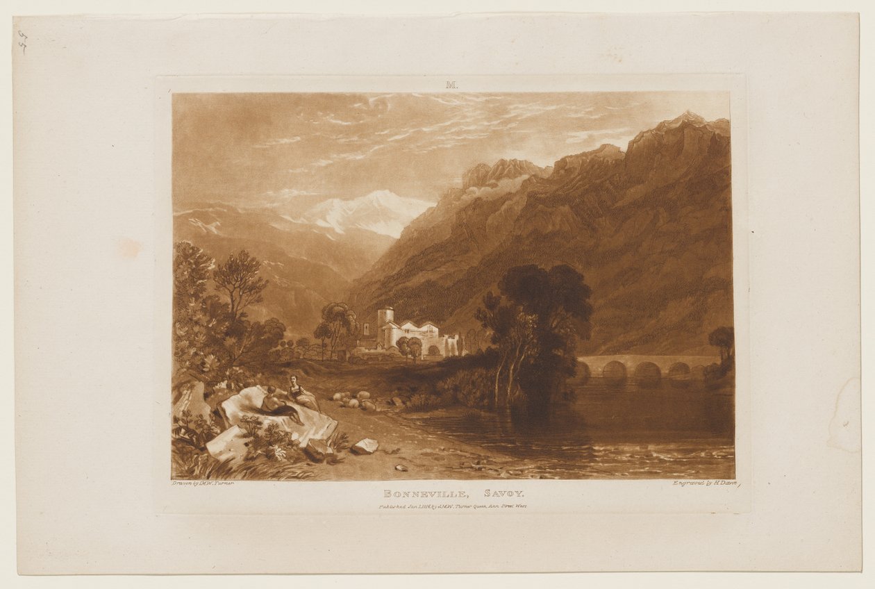 Bonneville av Joseph Mallord William Turner