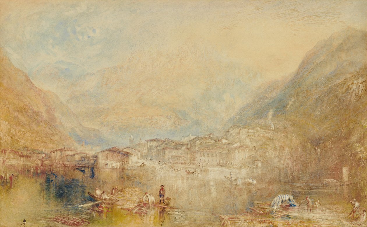 Brunnen vid Vierwaldstättersjön av Joseph Mallord William Turner