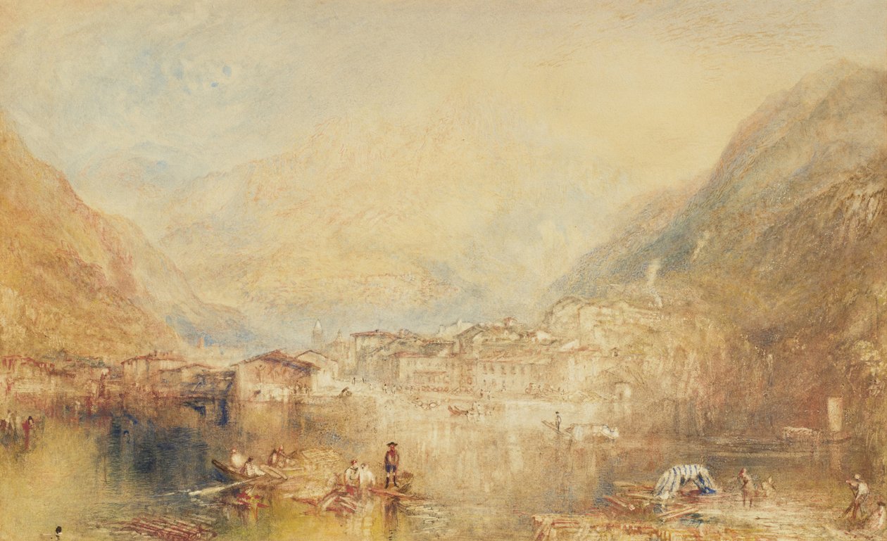Brunnen från Luzernsjön, 1845 av Joseph Mallord William Turner