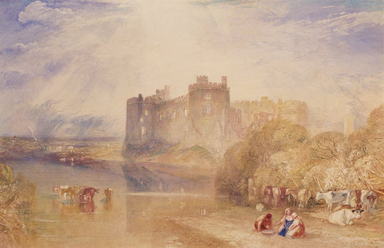 Carew Castle, Pembroke, ca 1832 (akvarell på papper) av Joseph Mallord William Turner