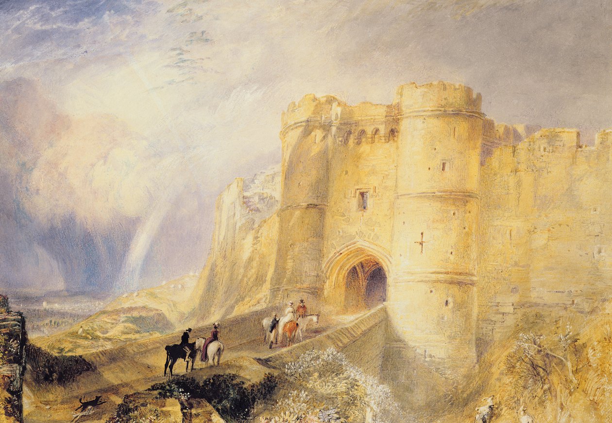 Carisbrooke Castle, Isle of Wight av Joseph Mallord William Turner