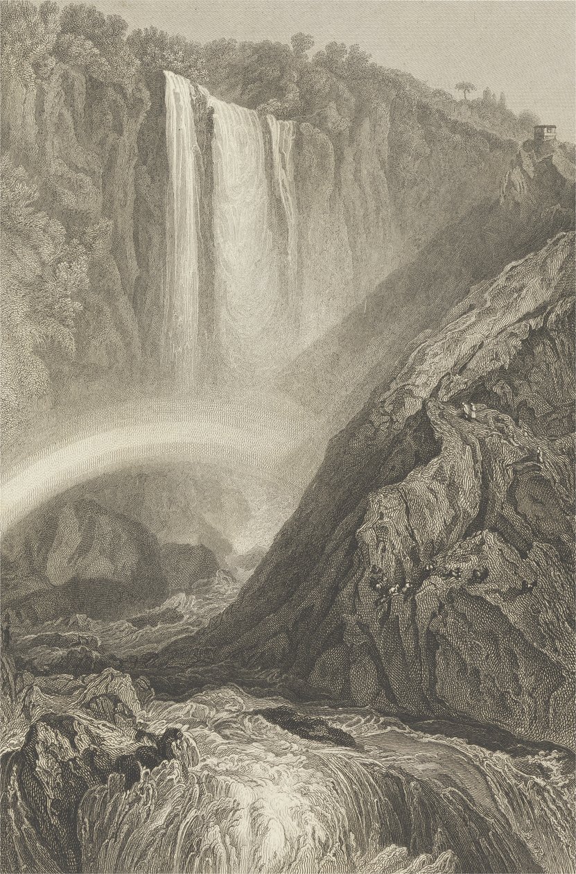 Cascade of Terni, ca 1820 av Joseph Mallord William Turner