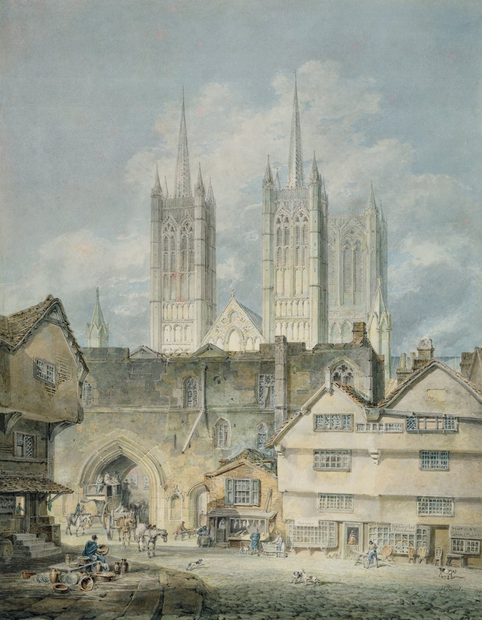 Katedralkyrkan i Lincoln, 1795 av Joseph Mallord William Turner