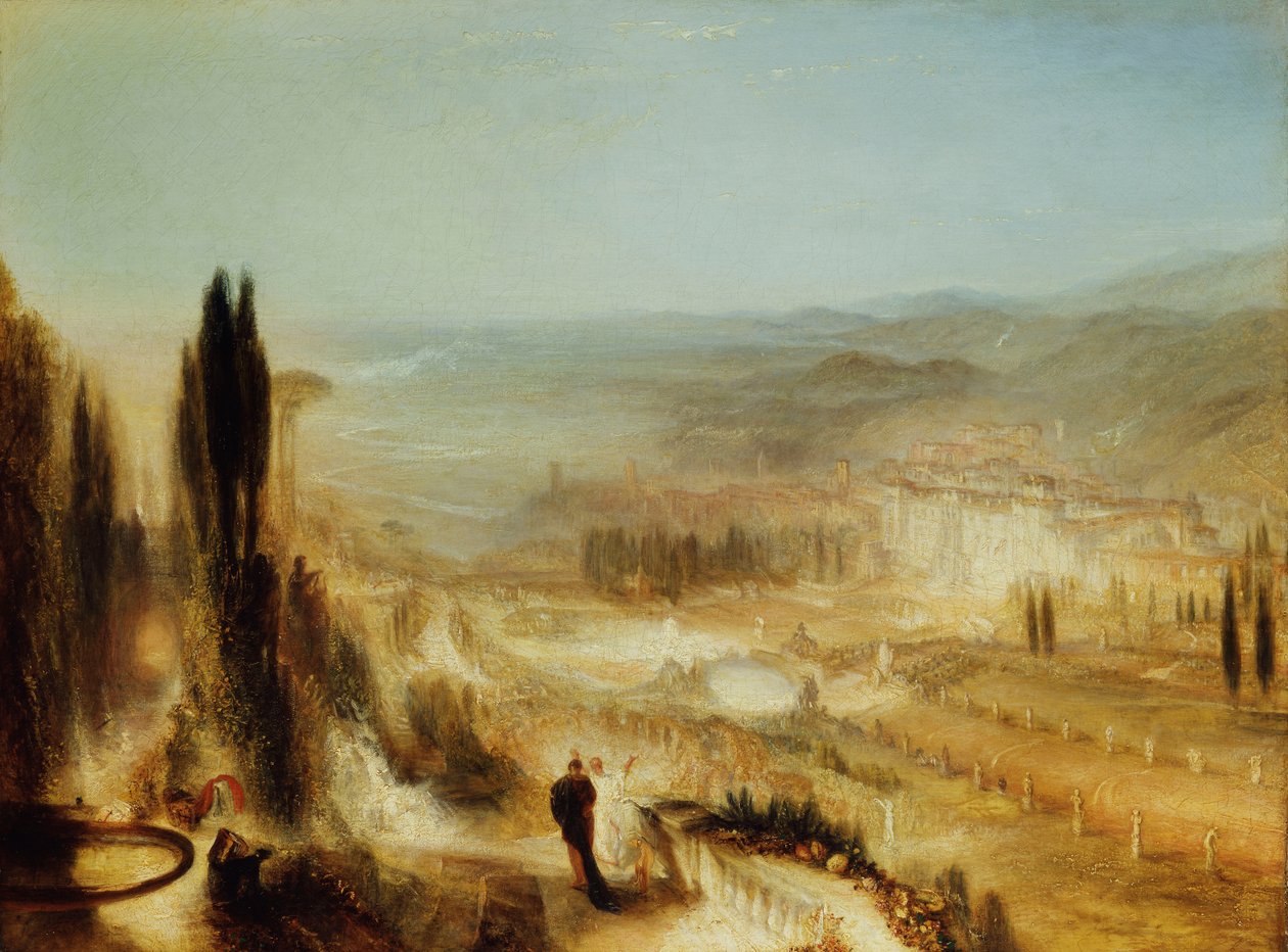 Cicero i sin villa, ca 1839 av Joseph Mallord William Turner