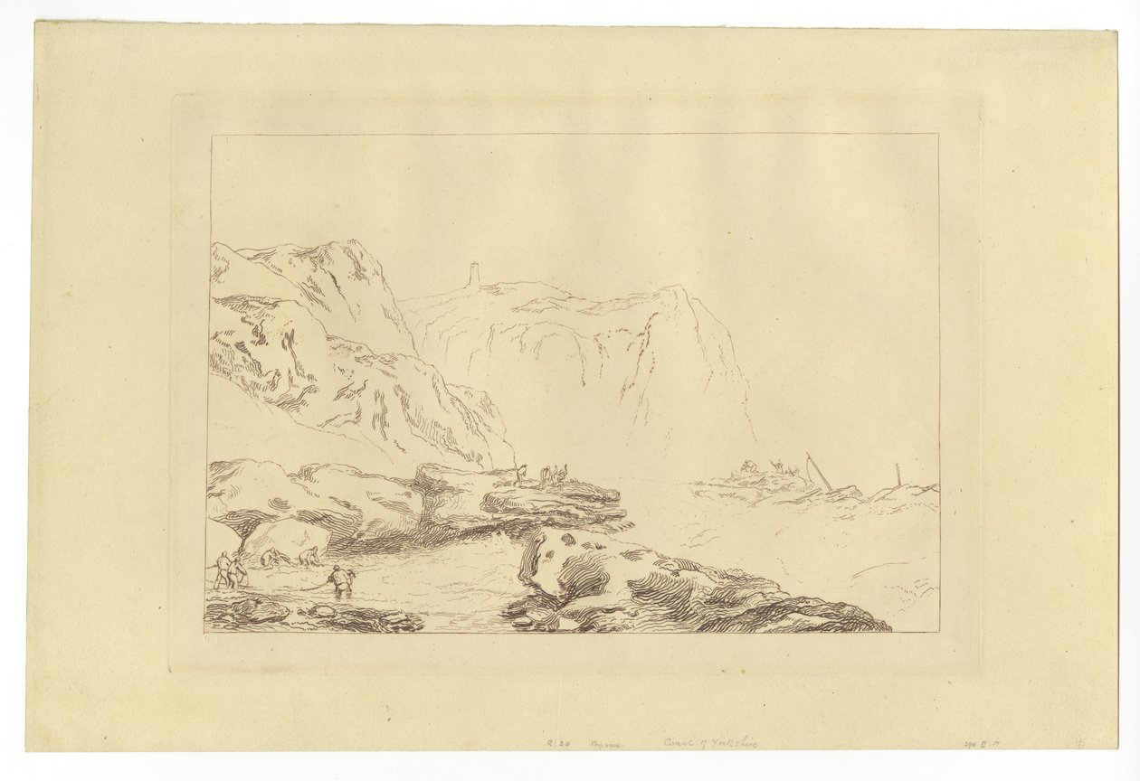 Coast of Yorkshire (etsning) av Joseph Mallord William Turner