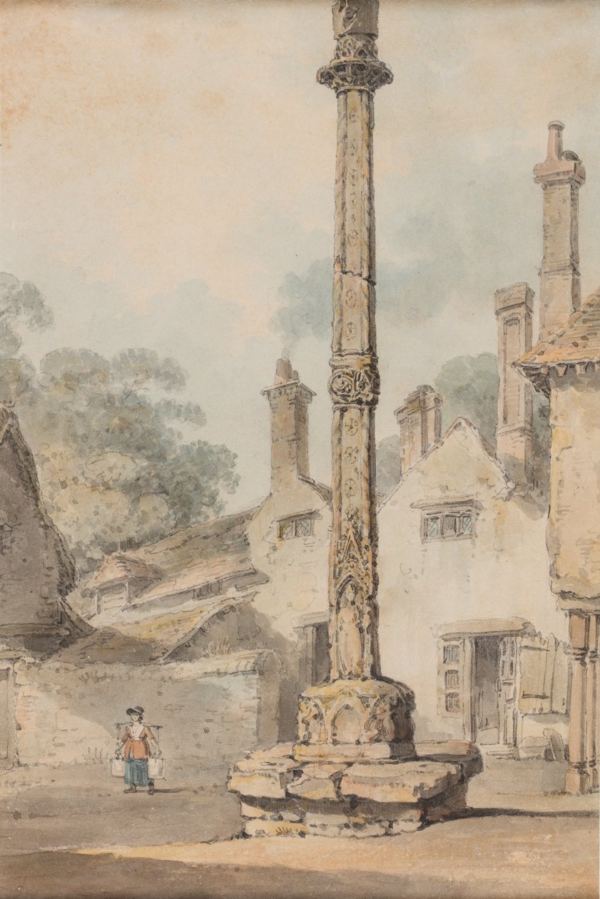 Country Cross, ca 1850 (akvarell på papper) av Joseph Mallord William Turner