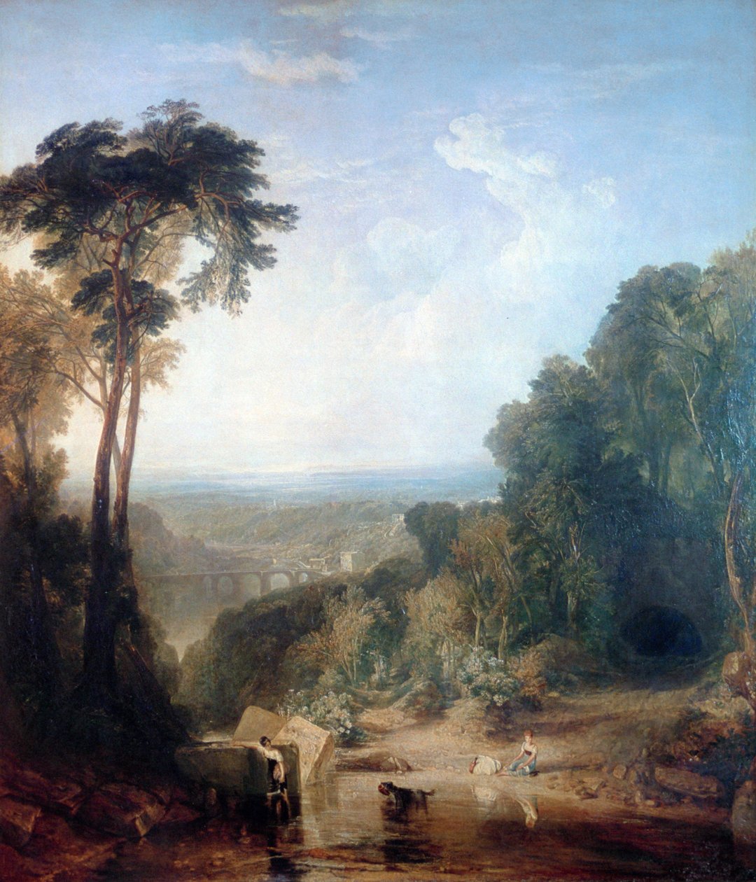 Korsa bäcken, c1815 av Joseph Mallord William Turner