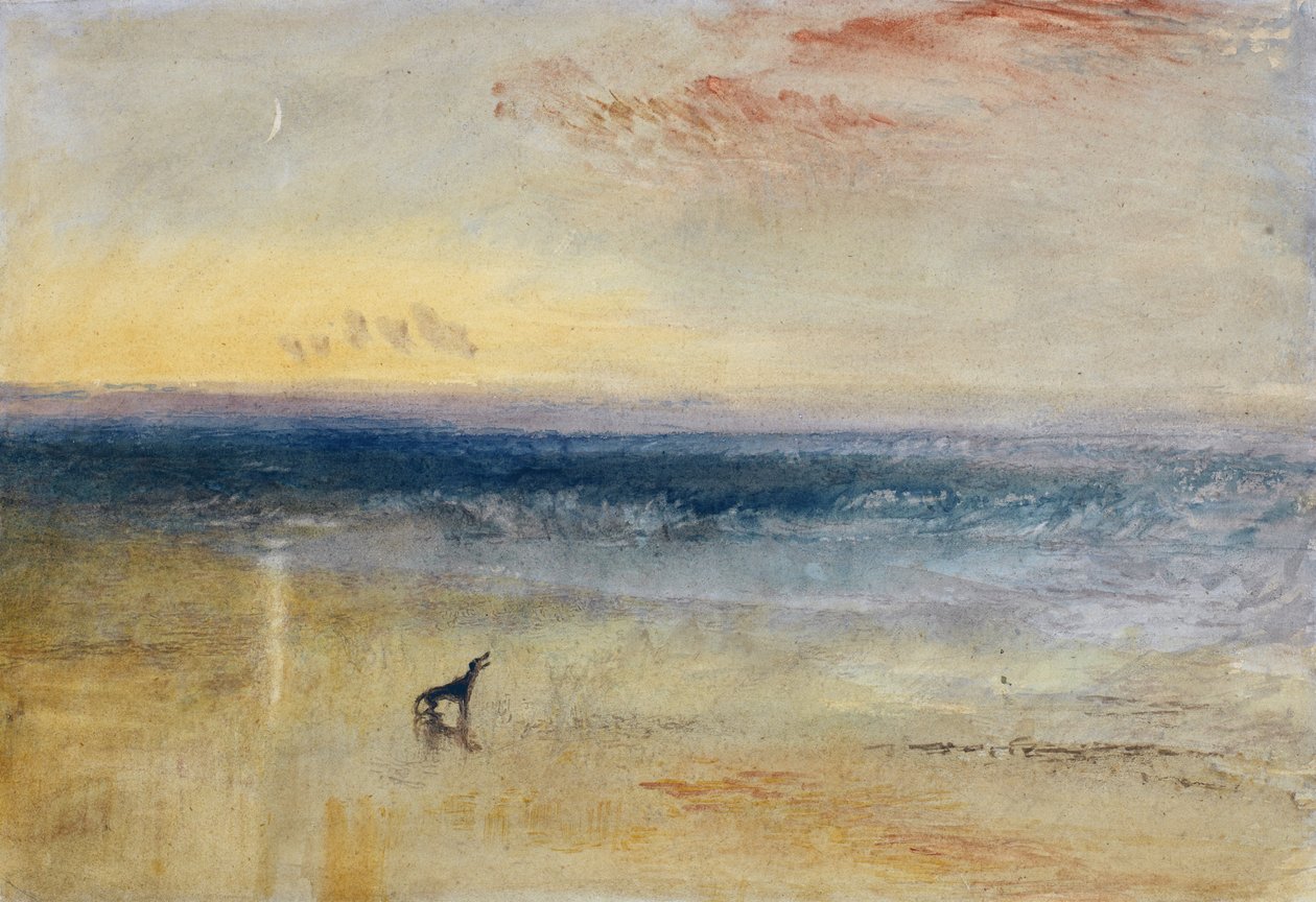 Dawn after the Wreck, c.1841 (grafit, akvarell, kroppsfärg och krita på papper) av Joseph Mallord William Turner