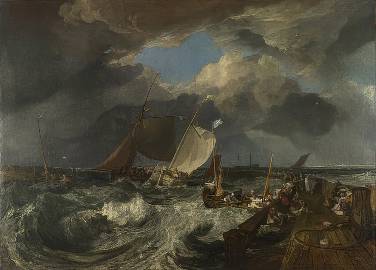 Calais pir. 1803 av Joseph Mallord William Turner