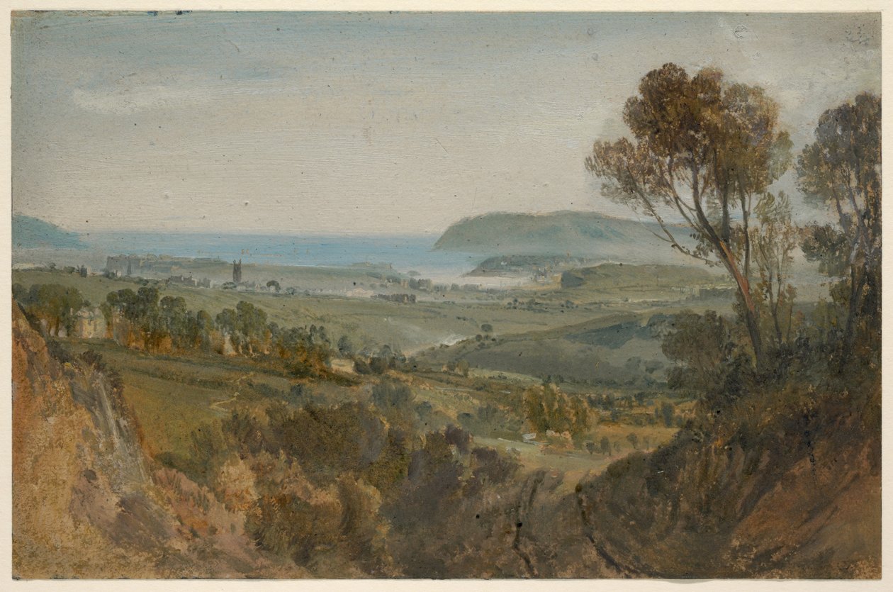 Avlägsen vy över Plymouth av Joseph Mallord William Turner