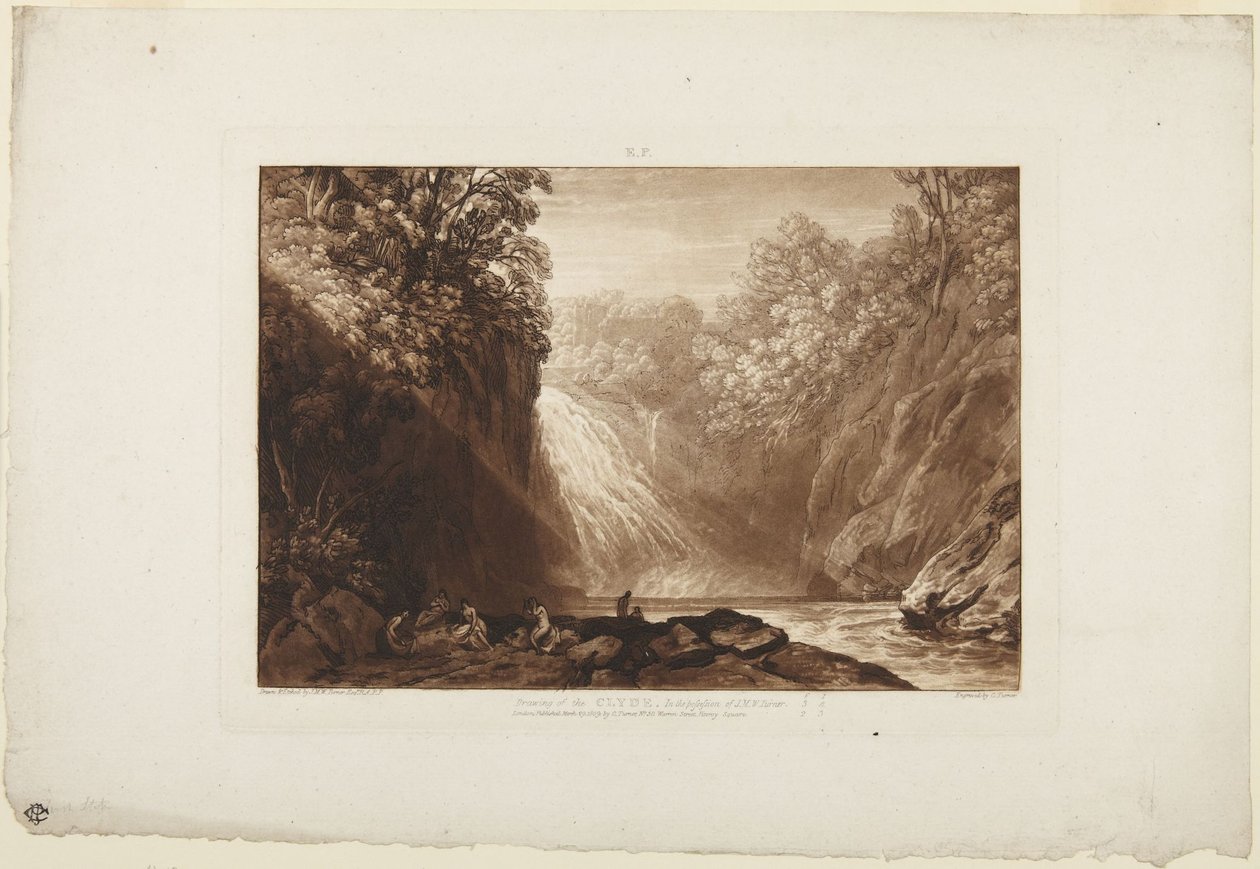 Teckning av Clyde av Joseph Mallord William Turner