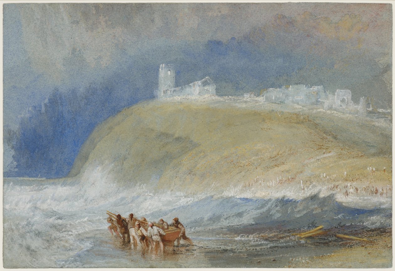 Dunwich, Suffolk, ca 1827 (akvarell på papper) av Joseph Mallord William Turner