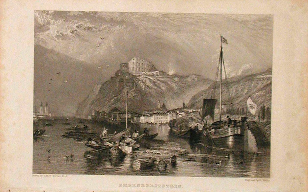 Ehrenbreitstein av Joseph Mallord William Turner
