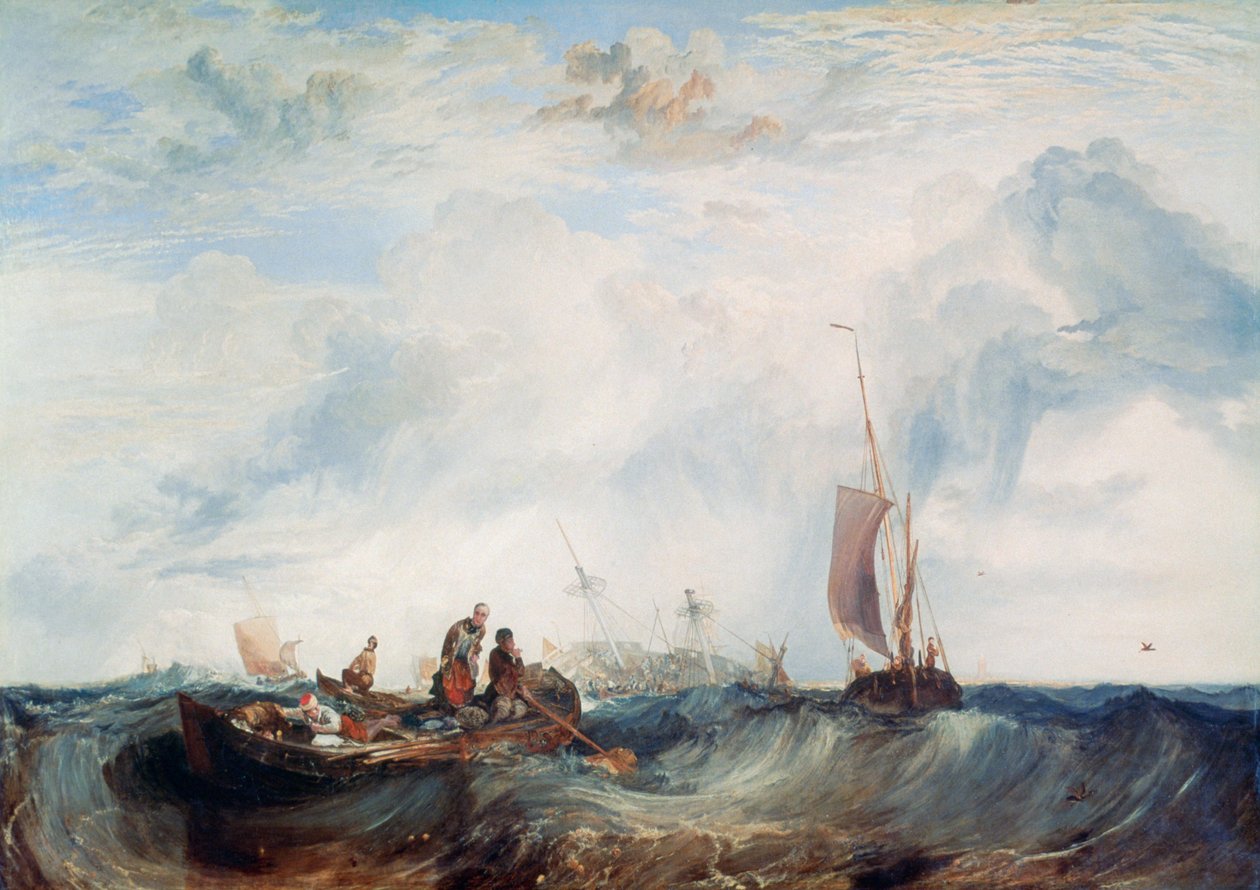 Ingången till Meuse..., c1819 av Joseph Mallord William Turner