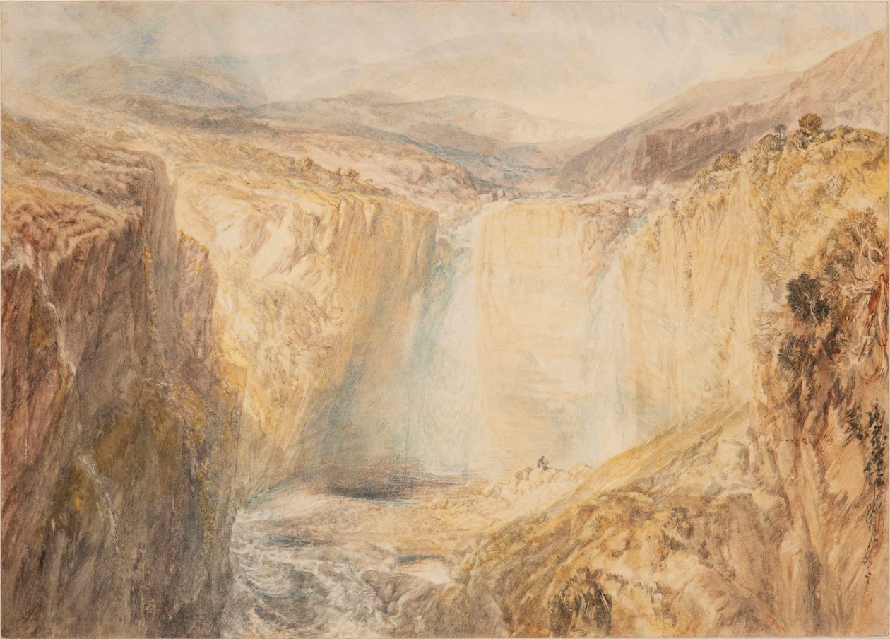 Teesfallen, Yorkshire av Joseph Mallord William Turner