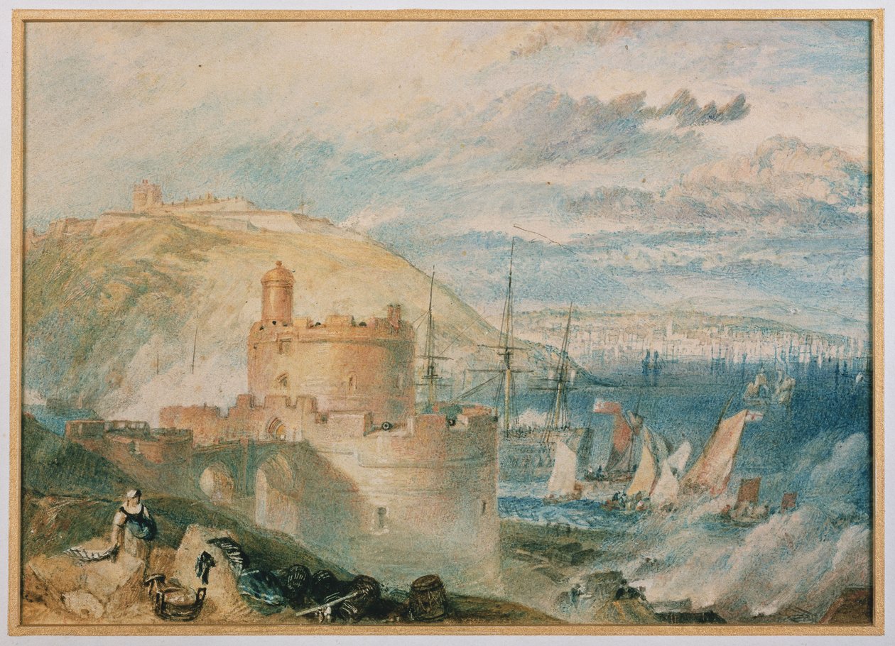 Falmouth Harbour, ca 1825 av Joseph Mallord William Turner